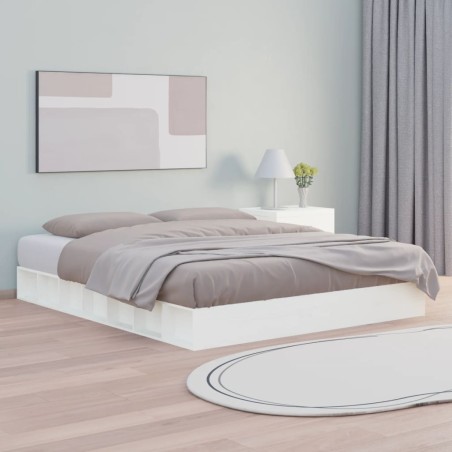 Giroletto Bianco 150x200 cm 5FT King Size in Legno Massello