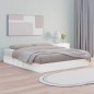 Giroletto Bianco 150x200 cm 5FT King Size in Legno Massello