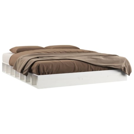 Giroletto Bianco 150x200 cm 5FT King Size in Legno Massello
