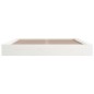Giroletto Bianco 150x200 cm 5FT King Size in Legno Massello