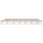 Giroletto Bianco 150x200 cm 5FT King Size in Legno Massello
