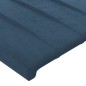 Testiera ad Orecchio Blu Scuro 103x23x118/128 cm in Velluto Testiera ad Orecchio Blu Scuro 103x23x118/128 cm in Velluto