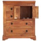 Credenza 62x30x75 cm in Legno Massello di Acacia Credenza 62x30x75 cm in Legno Massello di Acacia