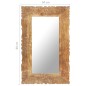 vidaXL Specchio 80x50 cm in Legno Massello di Mango vidaXL Specchio 80x50 cm in Legno Massello di Mango