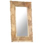 vidaXL Specchio 80x50 cm in Legno Massello di Mango vidaXL Specchio 80x50 cm in Legno Massello di Mango
