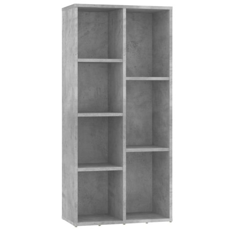Libreria Grigio Cemento 50x25x106 cm in Truciolato