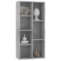 Libreria Grigio Cemento 50x25x106 cm in Truciolato Libreria Grigio Cemento 50x25x106 cm in Truciolato