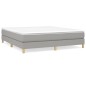 vidaXL Giroletto senza Materasso Grigio Chiaro 160x200 cm Tessuto vidaXL Giroletto senza Materasso Grigio Chiaro 160x200 cm Tessuto