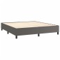 Giroletto a Molle Grigio 180x200 cm in Similpelle Giroletto a Molle Grigio 180x200 cm in Similpelle