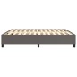 Giroletto a Molle Grigio 180x200 cm in Similpelle Giroletto a Molle Grigio 180x200 cm in Similpelle
