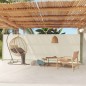 Tenda da Sole Laterale Retrattile per Patio 180x600 cm Crema Tenda da Sole Laterale Retrattile per Patio 180x600 cm Crema