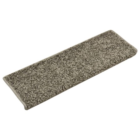 Tappetini per Scale 15 pz 65x21x4 cm Grigio