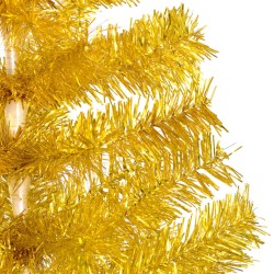 Set Albero Natale Artificiale con LED e Palline Oro 240 cm PET
