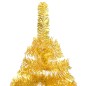 Set Albero Natale Artificiale con LED e Palline Oro 240 cm PET Set Albero Natale Artificiale con LED e Palline Oro 240 cm PET