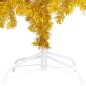 Set Albero Natale Artificiale con LED e Palline Oro 240 cm PET Set Albero Natale Artificiale con LED e Palline Oro 240 cm PET