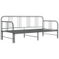 vidaXL Telaio Divano Letto Estraibile Grigio in Metallo 90x200 cm vidaXL Telaio Divano Letto Estraibile Grigio in Metallo 90x200 cm