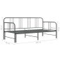 vidaXL Telaio Divano Letto Estraibile Grigio in Metallo 90x200 cm vidaXL Telaio Divano Letto Estraibile Grigio in Metallo 90x200 cm