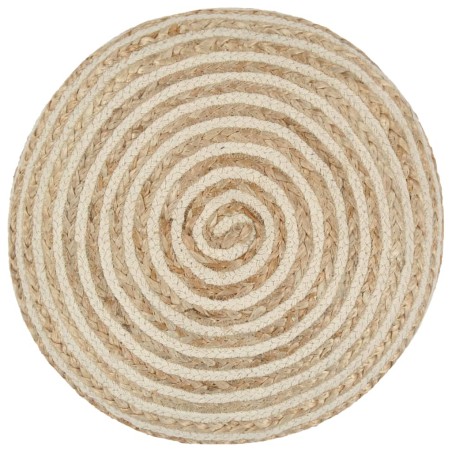 Pouf Lavorato a Mano 40x45 cm in Juta