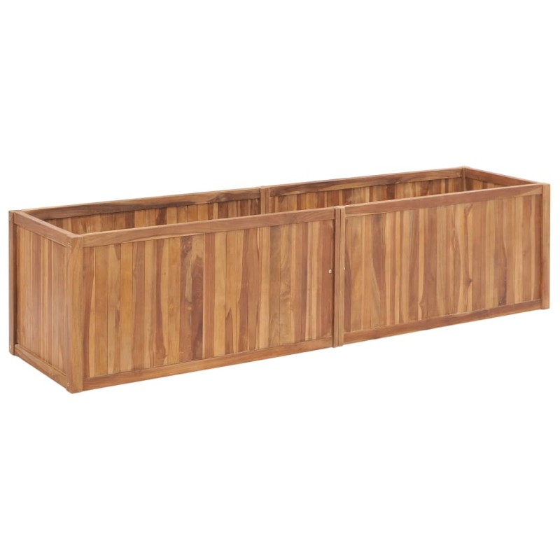 Letto Rialzato 200x50x50 cm in Legno Massello di Teak Letto Rialzato 200x50x50 cm in Legno Massello di Teak