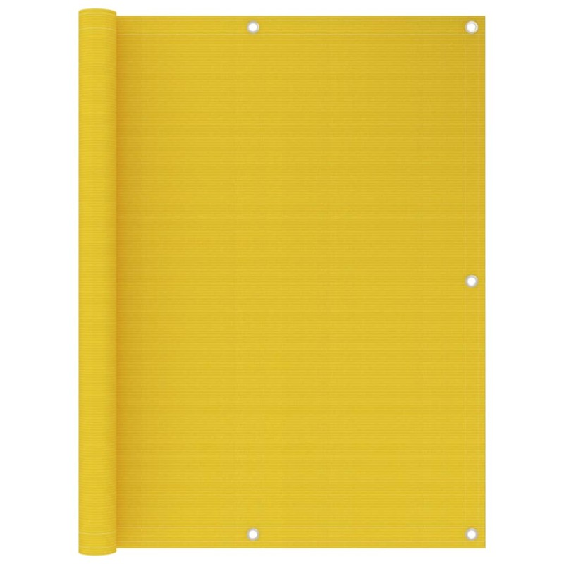 Paravento da Balcone Giallo 120x400 cm in HDPE Paravento da Balcone Giallo 120x400 cm in HDPE