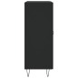 Credenza Nera 69,5x34x90 cm in Legno Multistrato Credenza Nera 69,5x34x90 cm in Legno Multistrato