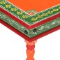 vidaXL Tavolino Salotto Arancione Dipinto a Mano Legno Massello Mango vidaXL Tavolino Salotto Arancione Dipinto a Mano Legno Massello Mango