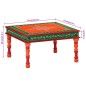 vidaXL Tavolino Salotto Arancione Dipinto a Mano Legno Massello Mango vidaXL Tavolino Salotto Arancione Dipinto a Mano Legno Massello Mango
