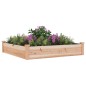 Fioriera Rialzata Giardino Fodera 120x120x25cm Massello Abete Fioriera Rialzata Giardino Fodera 120x120x25cm Massello Abete