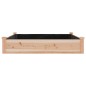 Fioriera Rialzata Giardino Fodera 120x120x25cm Massello Abete Fioriera Rialzata Giardino Fodera 120x120x25cm Massello Abete