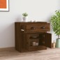 Credenza Rovere Marrone 70x35,5x67,5 cm in Legno Multistrato Credenza Rovere Marrone 70x35,5x67,5 cm in Legno Multistrato