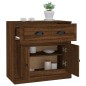 Credenza Rovere Marrone 70x35,5x67,5 cm in Legno Multistrato Credenza Rovere Marrone 70x35,5x67,5 cm in Legno Multistrato