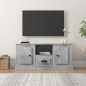 Mobile Porta TV Grigio Cemento 100x35,5x45cm Legno Multistrato Mobile Porta TV Grigio Cemento 100x35,5x45cm Legno Multistrato