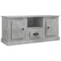 Mobile Porta TV Grigio Cemento 100x35,5x45cm Legno Multistrato Mobile Porta TV Grigio Cemento 100x35,5x45cm Legno Multistrato
