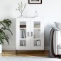 Credenza Bianca 69,5x34x90 cm in Legno Multistrato Credenza Bianca 69,5x34x90 cm in Legno Multistrato