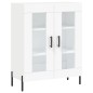 Credenza Bianca 69,5x34x90 cm in Legno Multistrato Credenza Bianca 69,5x34x90 cm in Legno Multistrato