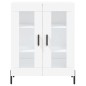 Credenza Bianca 69,5x34x90 cm in Legno Multistrato Credenza Bianca 69,5x34x90 cm in Legno Multistrato