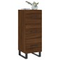 Credenza Rovere Marrone 34,5x34x90 cm in Legno Multistrato Credenza Rovere Marrone 34,5x34x90 cm in Legno Multistrato