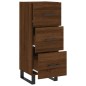 Credenza Rovere Marrone 34,5x34x90 cm in Legno Multistrato Credenza Rovere Marrone 34,5x34x90 cm in Legno Multistrato