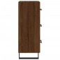 Credenza Rovere Marrone 34,5x34x90 cm in Legno Multistrato Credenza Rovere Marrone 34,5x34x90 cm in Legno Multistrato