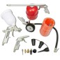 Kit aria compressa pistola a spruzzo e accessori 11 pz Kit aria compressa pistola a spruzzo e accessori 11 pz