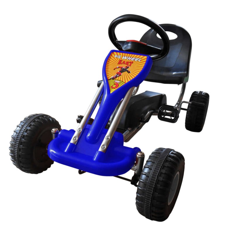 vidaXL Go Kart a Pedali Blu vidaXL Go Kart a Pedali Blu
