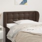 Testiera ad Orecchio Marrone 83x23x78/88 cm in Similpelle