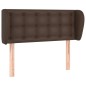 Testiera ad Orecchio Marrone 83x23x78/88 cm in Similpelle