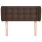 Testiera ad Orecchio Marrone 83x23x78/88 cm in Similpelle