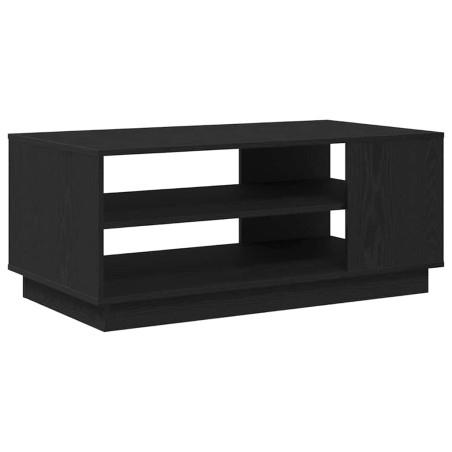 vidaXL Tavolino da salotto Rovere nero 102 x 55 x 43 cm