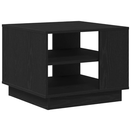 vidaXL Tavolino da salotto Rovere nero 55 x 55 x 42 cm