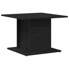 vidaXL Tavolino da salotto Rovere nero 55.5 x 55.5 x 40 cm