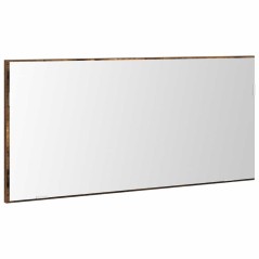 Armadio Specchio da Bagno vidaXL con Luce LED Rovere Affumicato 80x37 cm