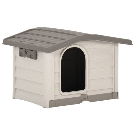 Cuccia per Cani Beige e Marrone 89x75x62 cm