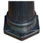 vidaXL Lampione da Giardino 3 Bracci 230 cm Verde Scuro/Nero Aluminio vidaXL Lampione da Giardino 3 Bracci 230 cm Verde Scuro/Nero Aluminio